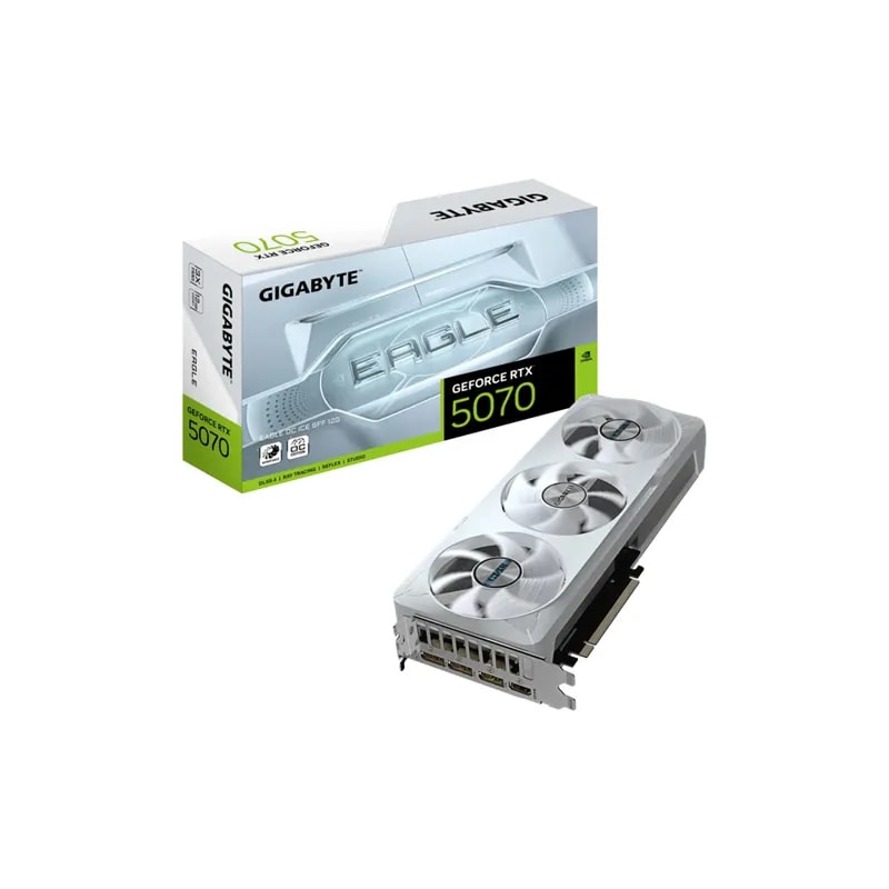 Tarjeta De Video Gigabyte Geforce RTX5070 Eagle OC ICE 12GB GDDR7 PCIE 5.0
