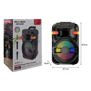 Parlante ZQS10102 10"X1 + Mic