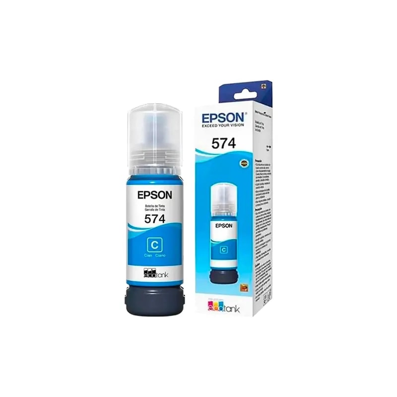 Botella Epson T574 Cyan L8050 7300 Pags T574120-AL