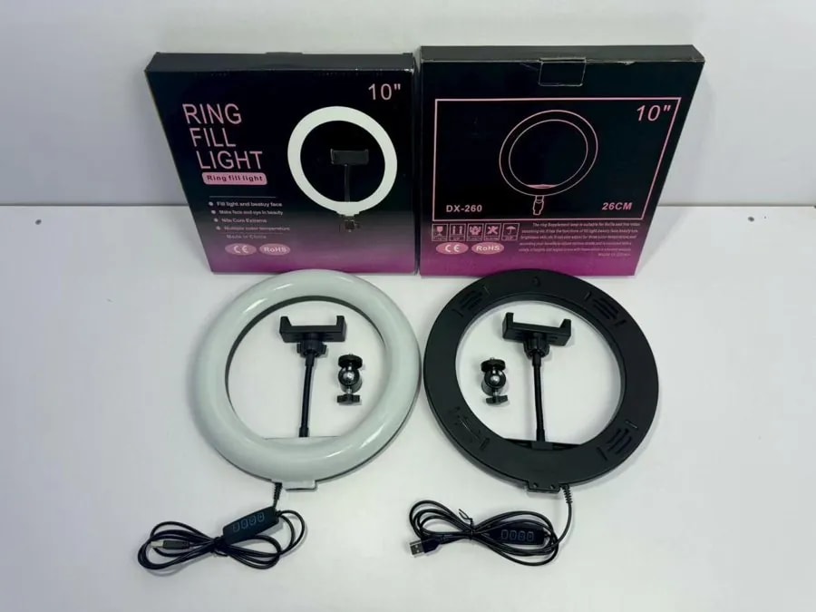 Aro de Luz LED 10 Pulgadas con Soporte para Celular