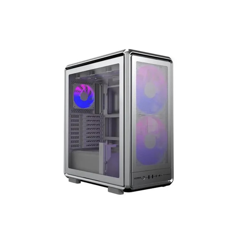 Case Cooler Master MID Tower Masterframe 500 Mesh Silver 2X200MM ARG Front 1X120MM Rear