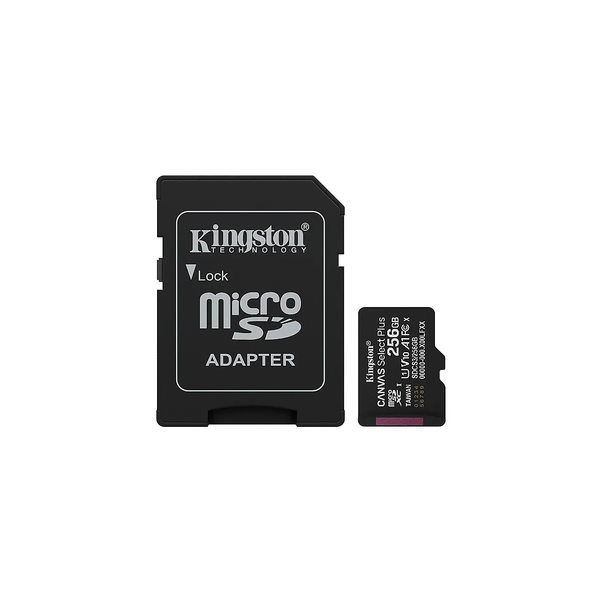 Micro-sd SDCS3 Kingston 256GB Canvas Select Plus Gen3 150MB-s with Adapter