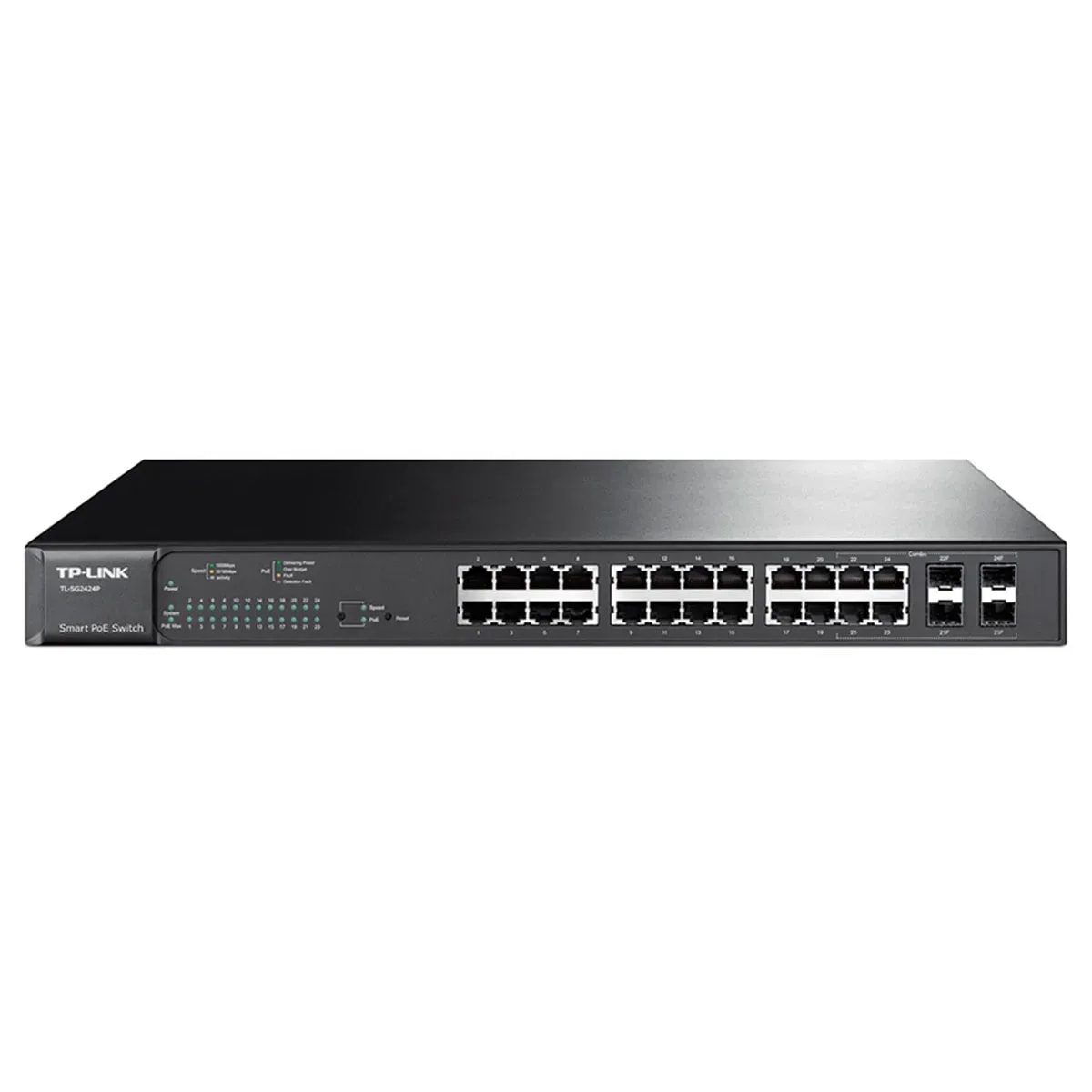 Switch Tp-link TL-SG2428P Poe-plus Inteligente 24PUERTOS 4 SFT Jetstream L2-L3-L4