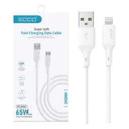 Cable ECCO EC-20C 65W USB a Lightning 2M