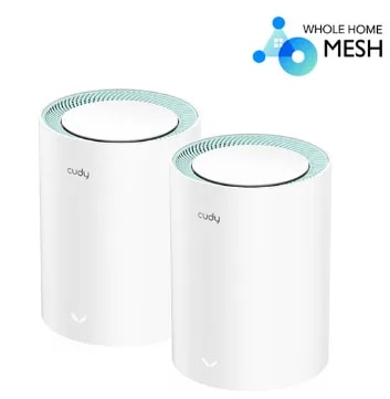 Sistema Mesh Cudy M1500 WiFi 6 AX1500 Gigabit (Pack 2)
