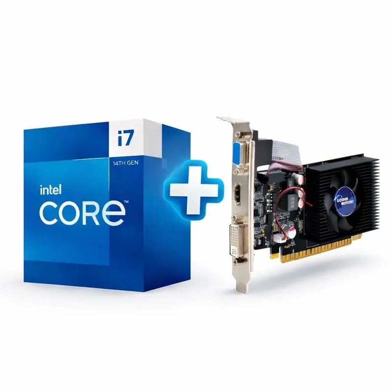 Procesador Intel I7-14700F (Incl. tarj. video 2GB) 50GHZ 20 Nucleos LGA1700 DDR4/DDR5
