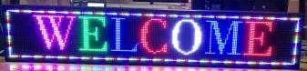 Letrero LED Programable P10 RGB Siete Colores 105x40 cm