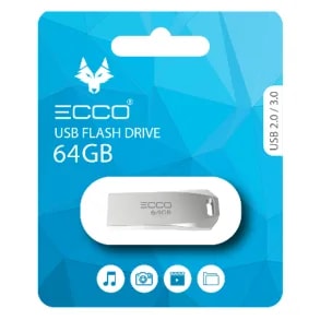 Memoria USB ECCO Azul 64GB