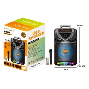 Parlante E8808 8,5"X1 + Mic