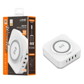 Cargador LDNIO AW004 Wireless 32W - 4P 3USB +