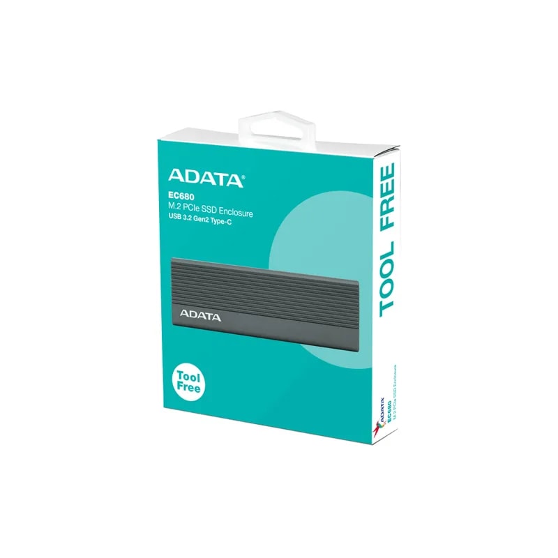 SSD Adata Compartimiento De SSD EC680 M.2 PCIE USB 3.2 GEN2 Tipo-c