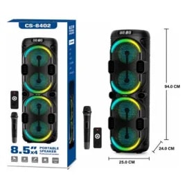 Parlante 8402 8.5"X4 + Mic