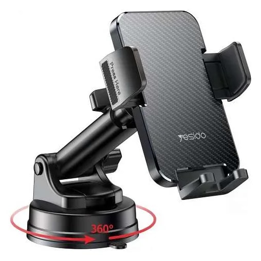Soporte de celular para tablero con clip Yesido C173