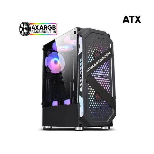 Case PC Armaggeddon Triton Pro 200 Mesh ATX Negro
