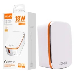 Cargador LDNIO A1204Q 18W 1P USB + Cable USB a USB-C