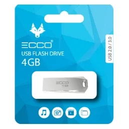 Memoria USB ECCO Azul 4GB