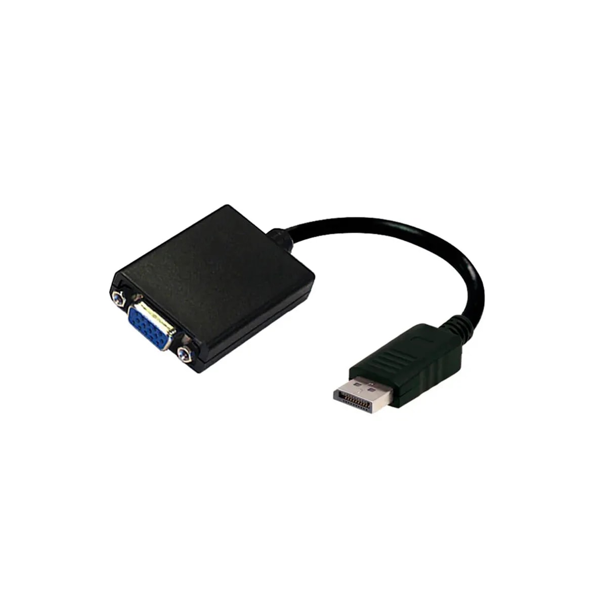 Adaptador Argom Display Port TO VGA 15CM Negro