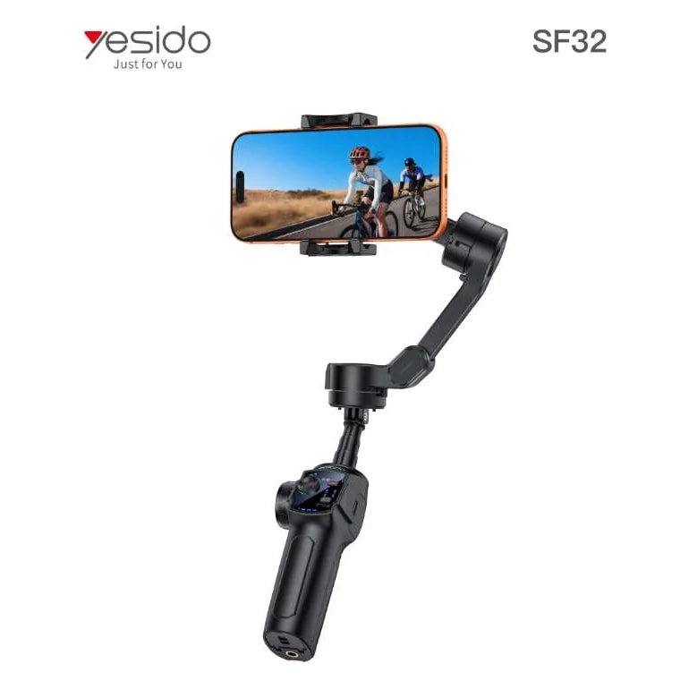 Estabilizador gimbal 3 ejes con extensión Yesido SF32