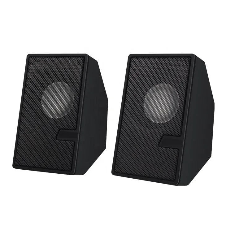 Parlantes PC D7 BK 3W×2 USB 2.0 + Jack 3.5MM 5V/1A