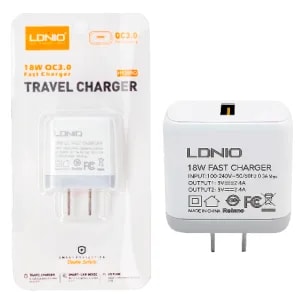 Cargador LDNIO H1209Q 18W USB Solo Cubo