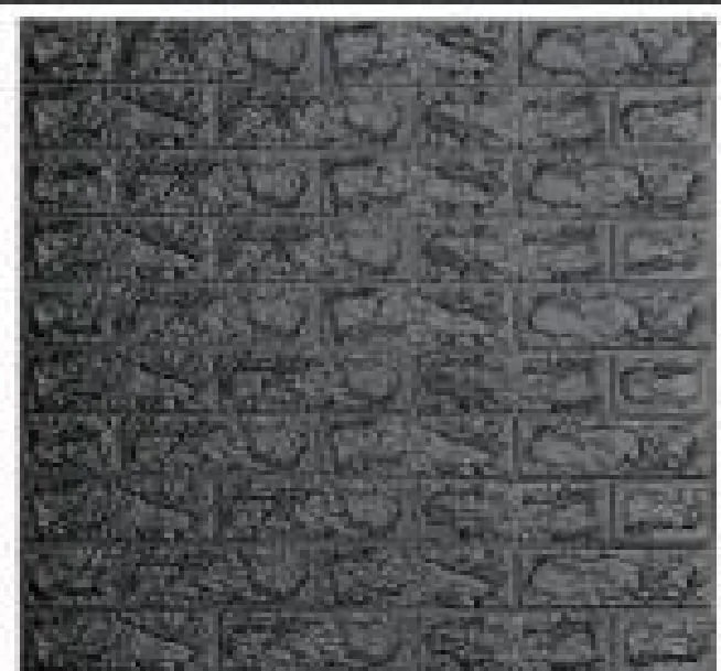Adhesivo de Pared 3D Efecto Ladrillo Negro