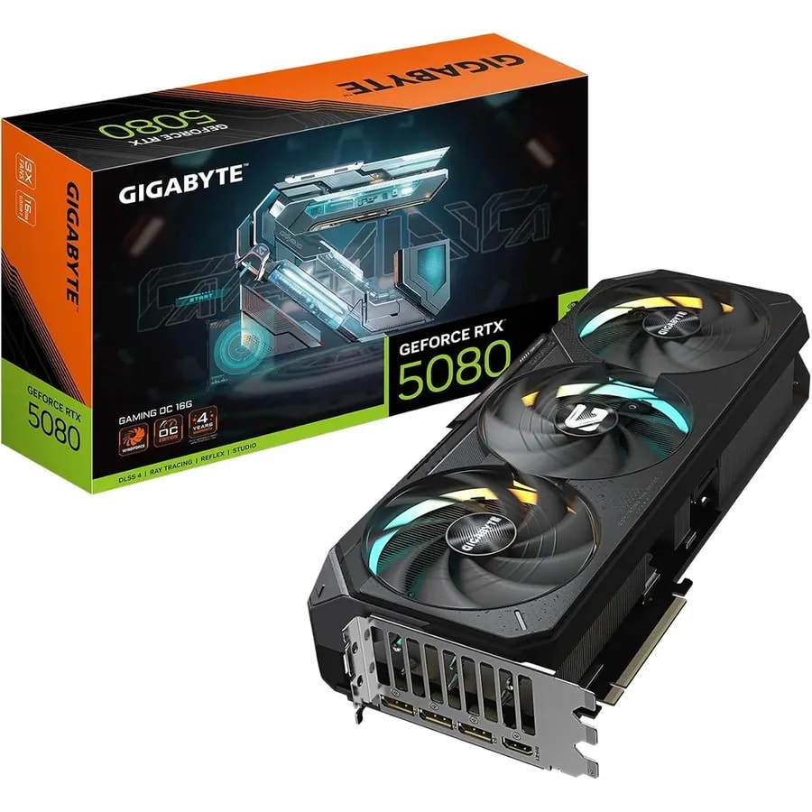 Tarjeta De Video Gigabyte Aourus Geforce RTX 5080 Infinity 16G GDDR7 2805MHZ 30GBPS Pci-e 5.0