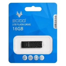 Memoria USB ECCO Negro 16GB 16GB
