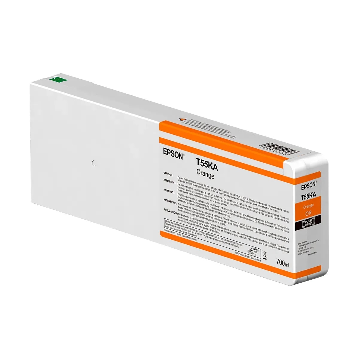 Cartucho Epson Singlepack Orange T55KA00 Ultrachrome Hdx-hd 700ML FOR Surecolor
