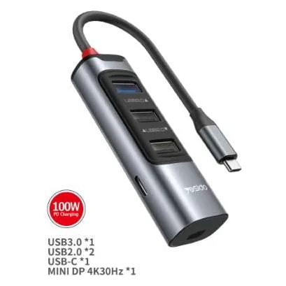 Hub USB-C 5 en 1 Yesido HB24