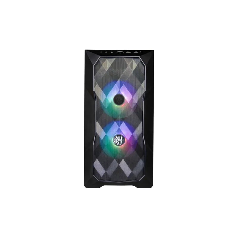 Case Cooler Master TD300 Masterbox Black Mesh Mini Tower Micro ATX 2X120MM Front