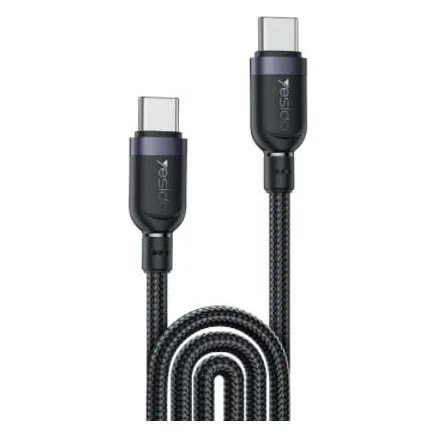 Cable Yesido CA194 USB-C a USB-C 60W 3 m