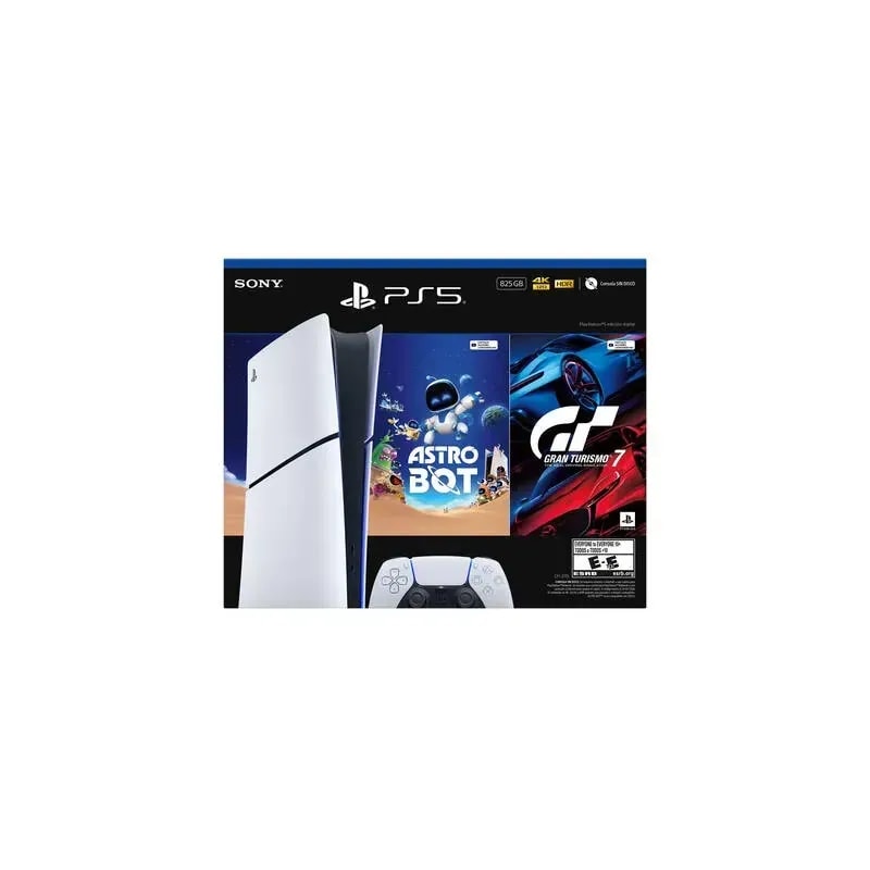 Consola De Juego Sony PS5 HW 2115 825GB GO Slim Digital Core Blanco