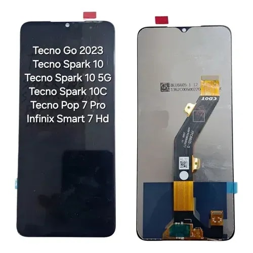 Pantalla Infinix Smart 7 -X6515 / Smart 7 HD -X6516 / Smart 7 (india)-x6517 / Smart 7 Plus -X6517 / Hot 30I -X669, X669C, X669D / itel P40 -P662L / Tecno Pop 7 -BF6 / Tecno Spark go 2023 -BF7, BF7N / Tecno Pop 7 Pro --BF7, BF7H / Tecno Spark 10C -KI5K, k