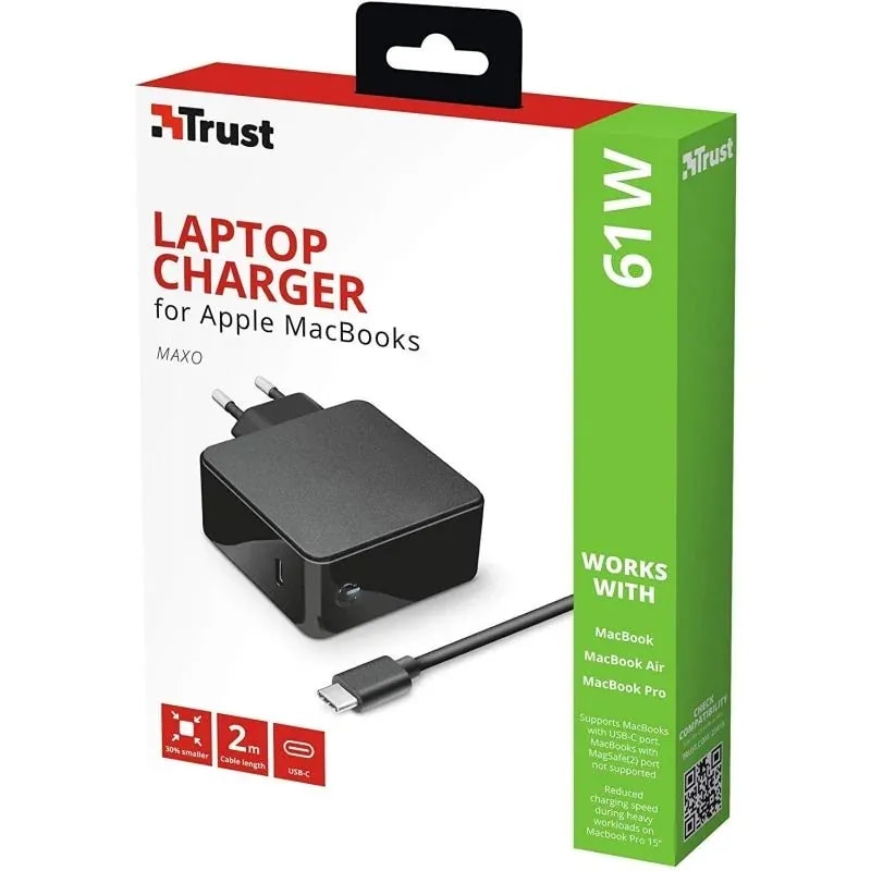 Adaptador cargador de MacBook 61W usb-c