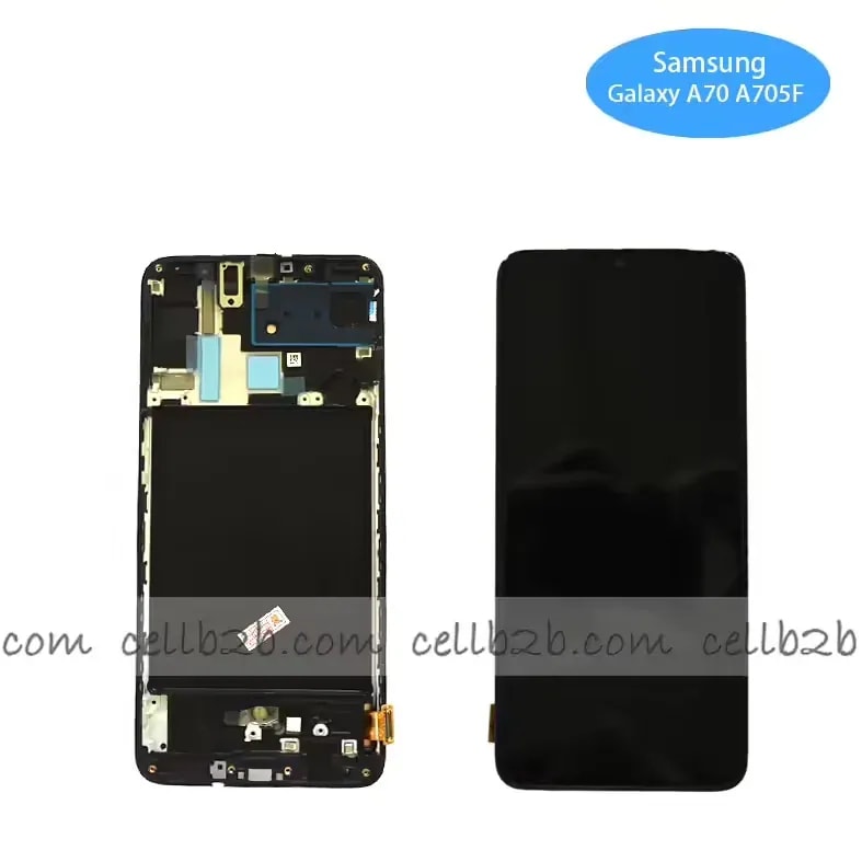 Pantalla Samsung A70 con marco OLED
