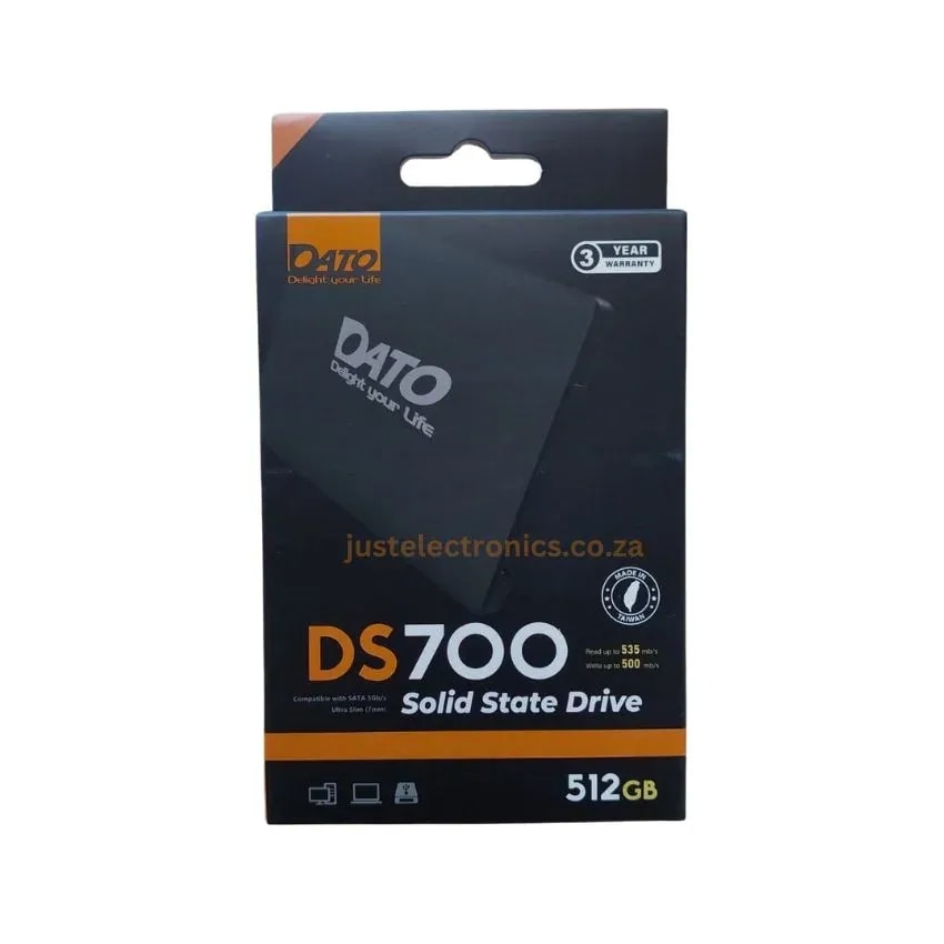 SSD DS700 SATA3 int 2.5 7MM 512GB mit dato