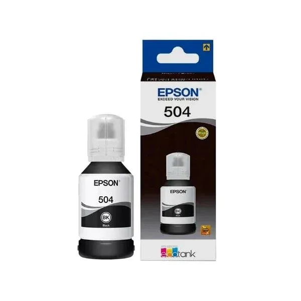Tinta premium color negro 504