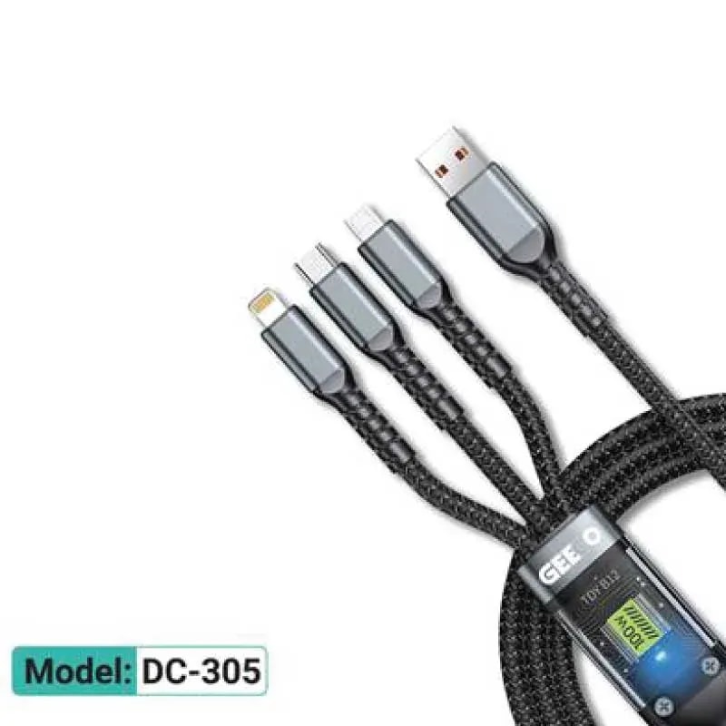 Cable mega WB01 tipo con super fast charging
