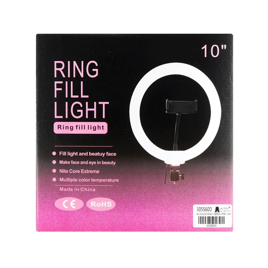 Aro de luz LJJ-26 rgb 10 -26 cm trip 2.1 m