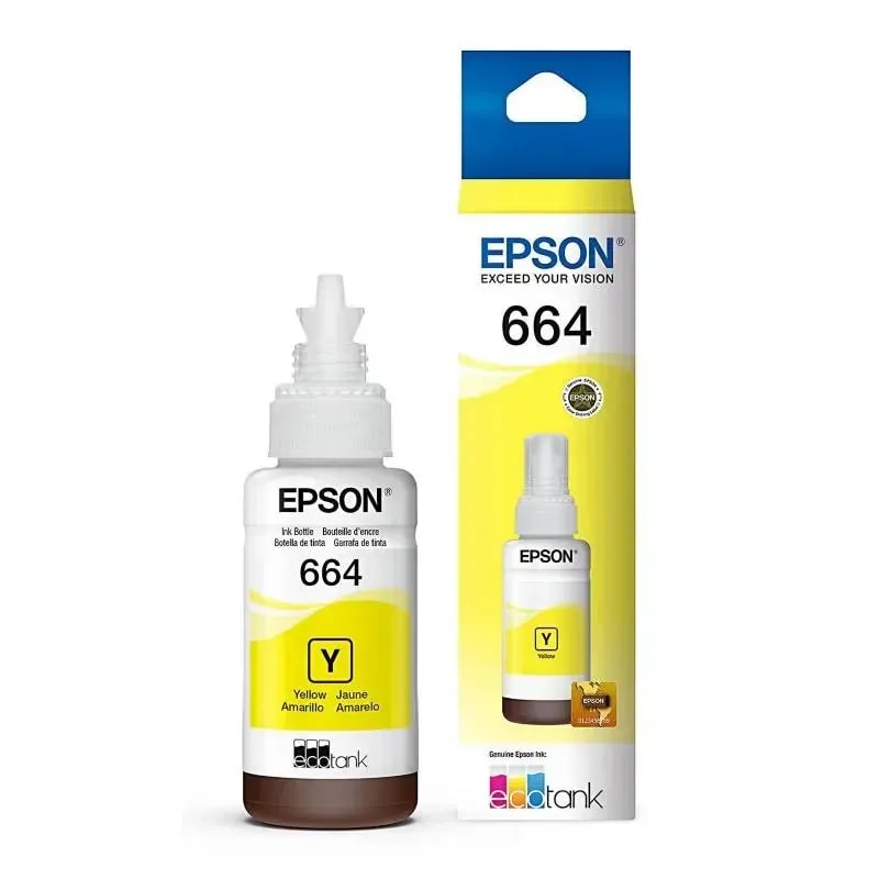 Tinta de impresora epson 664 yellow