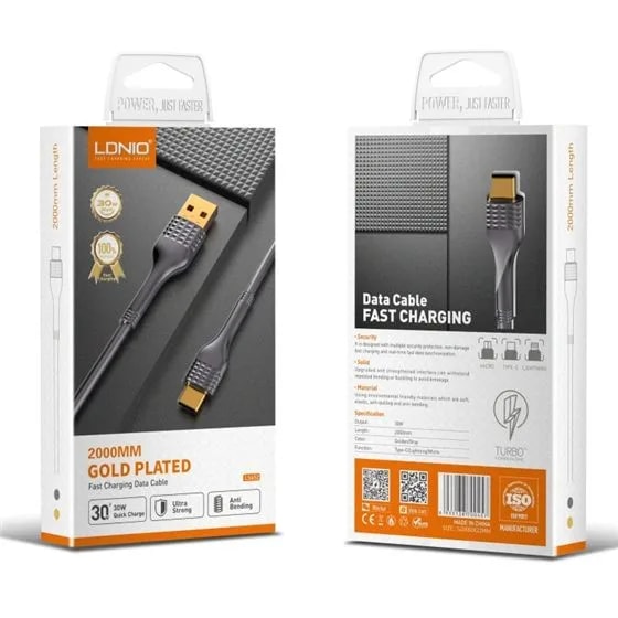 Data cable fast charging ldnio tipo con LS652 2M