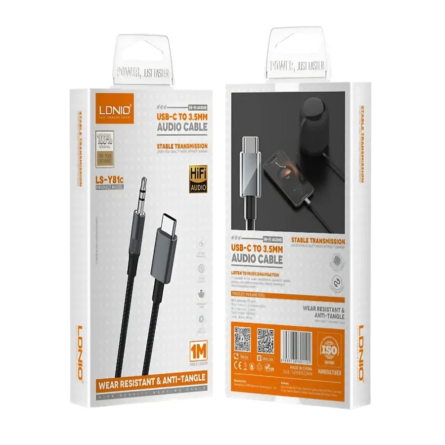 Adaptador ldnio LSY81C 13CM tc to 3.5MM