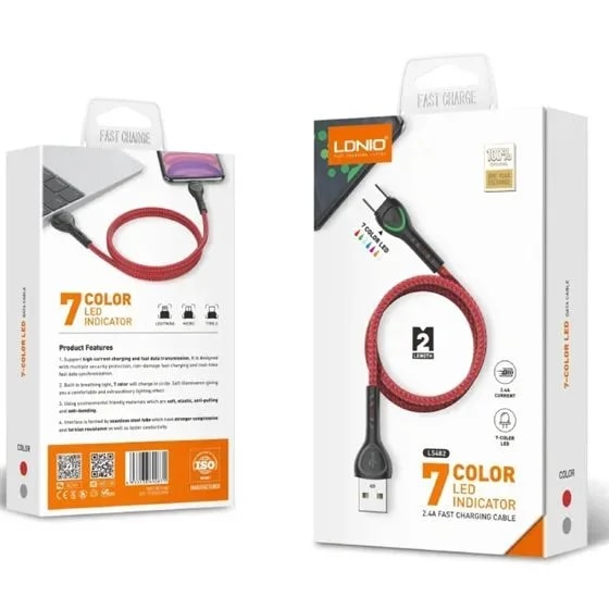 Cable USB ldnio modelo LS482