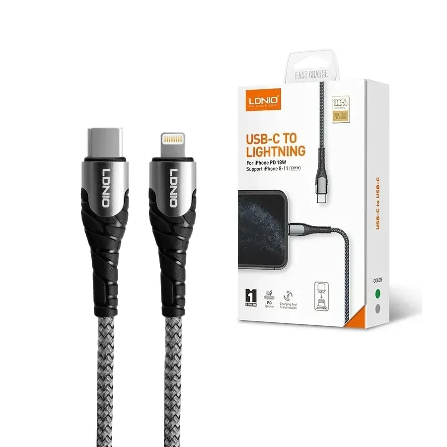 Cable tipo con A iPhone ldnio LC121