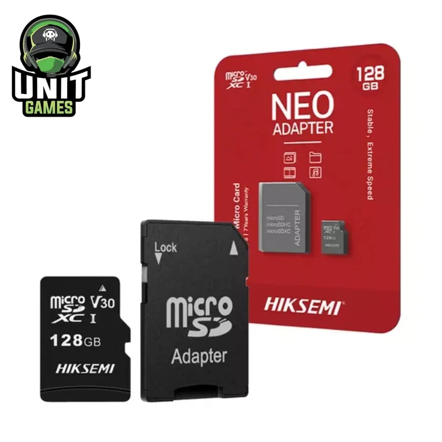 Micro sd xc V30 i Neo adapter 128 GB