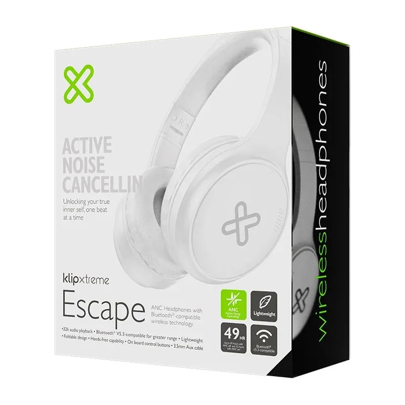 Kx hdpn wlsbt KNH300WH active noise cancel white