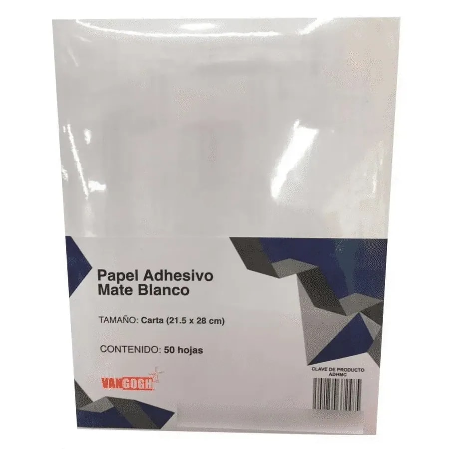 Papel adhesivo mate