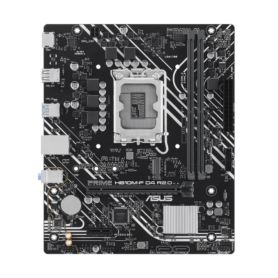 Mainboard Asus H610M-F D4 R2.0 DDR4 LGA1700 12AVA 13AVA 14AVA genérico