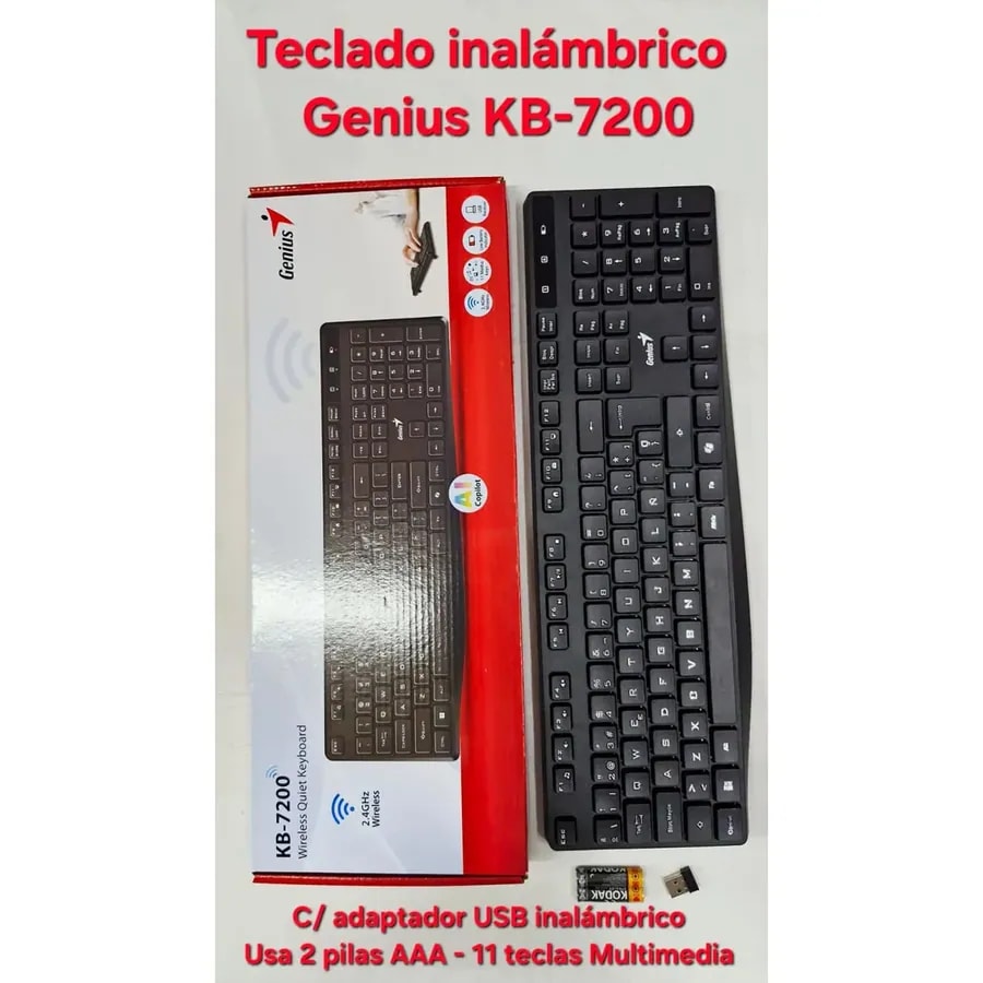 Teclado BT-7200 teclado defectuoso