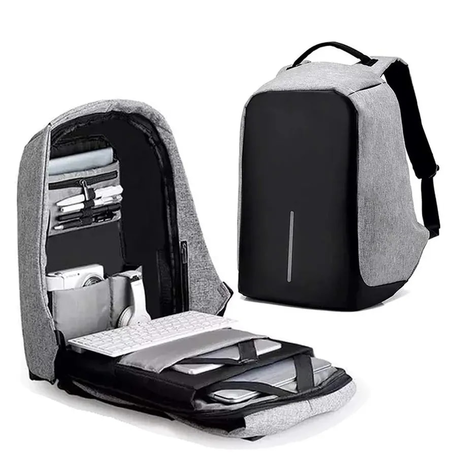 Mochila antirrobo rectancular para laptop mgt HEC2024